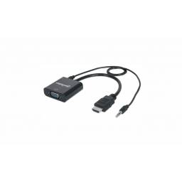 Adaptador Manhattan HDMI a VGA c/Audio