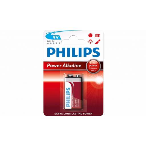 Pila Philips 9V Alcalina