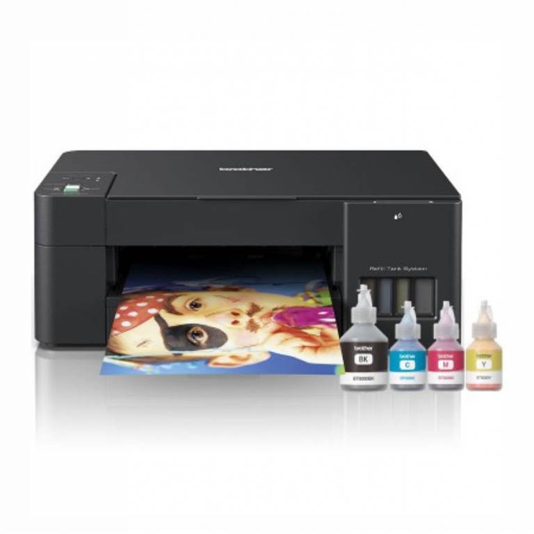 Impresora Chorro Tinta Color Brother Multifuncion C/Sistema Continuo Original DCPT220